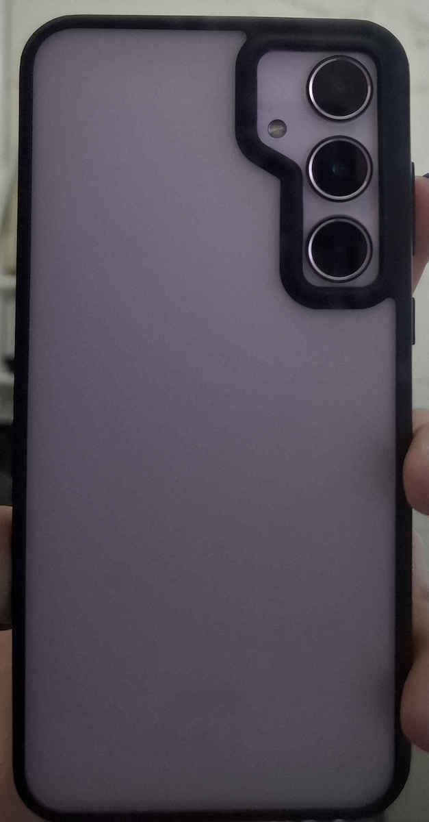 Tech-Protect MagMat Umschlag Rückseite Silikon Schwarz (Samsung Galaxy A55 5G)