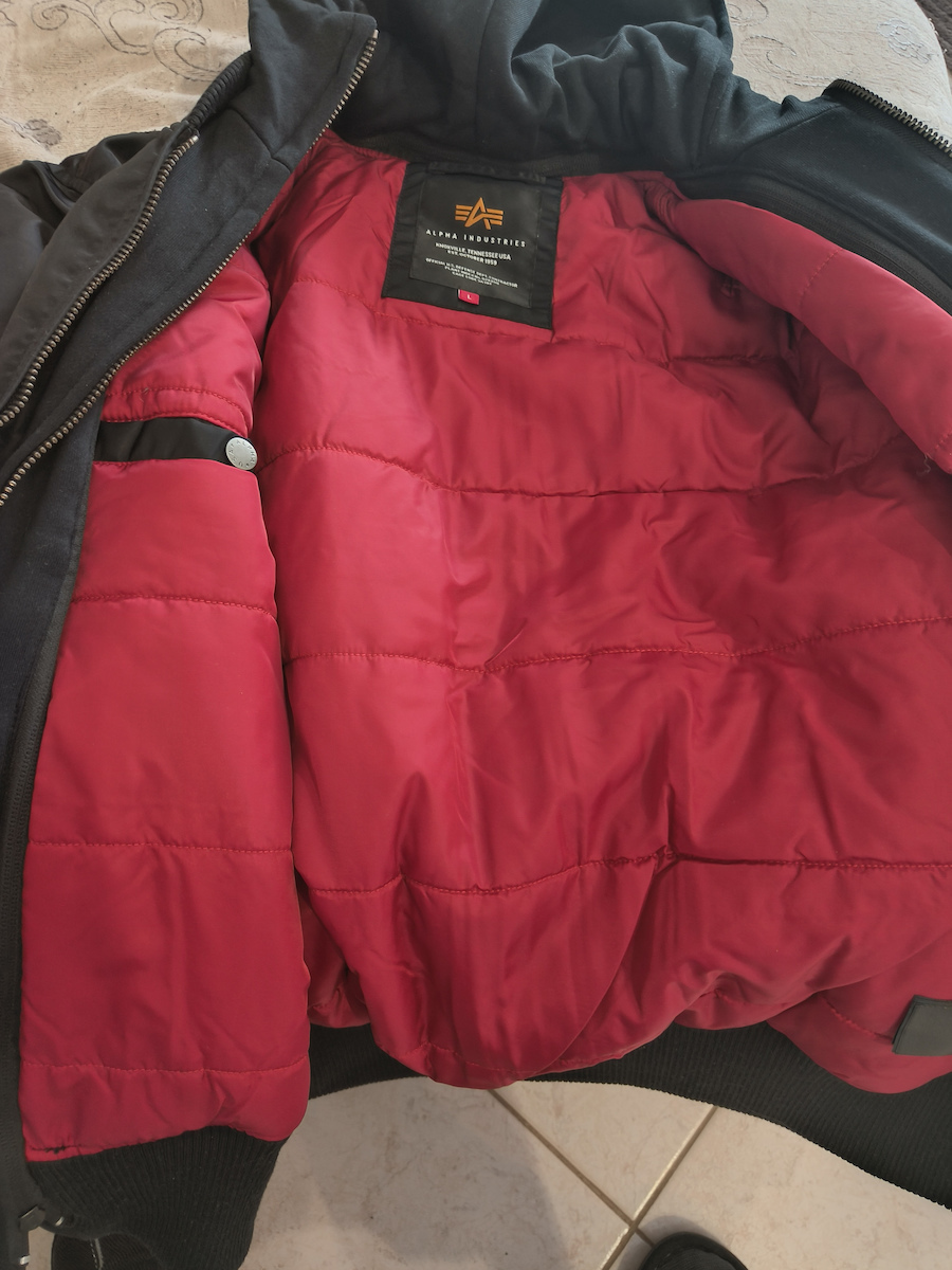 MA-1 D-Tec Χειμωνιάτικο Μπουφάν Bomber Black Olive