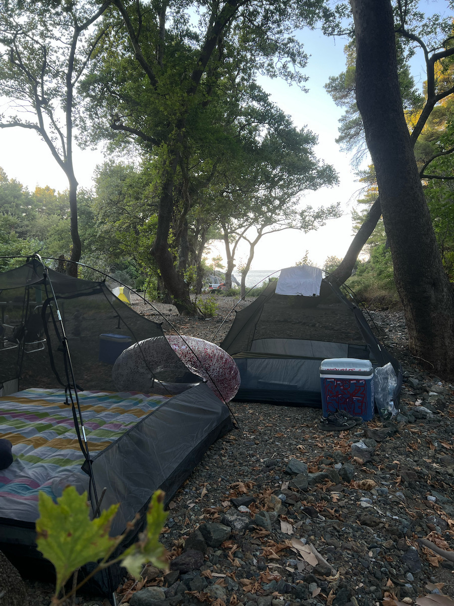 OZtrail Genesis 3V Camping Tent Igloo Grey With Double Cloth 3 Seasons For 3 People 305x205x125cm
