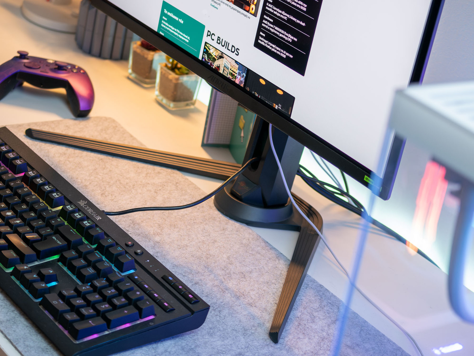 Gigabyte AORUS QD-OLED HDR Monitor 27" QHD 2560x1440 500Hz With Response Time 0.03ms GTG