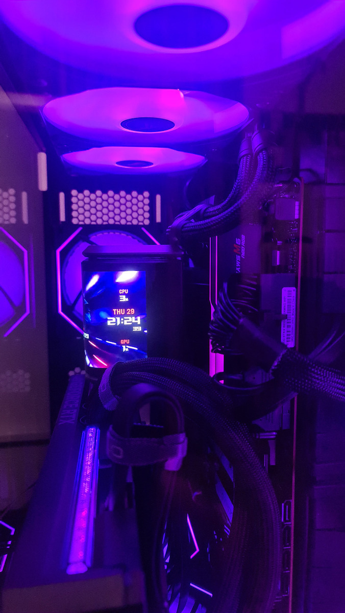 Asus ROG Ryuo IV SLC 360 ARGB Water Cooling AIO CPU with 3 120mm Fans