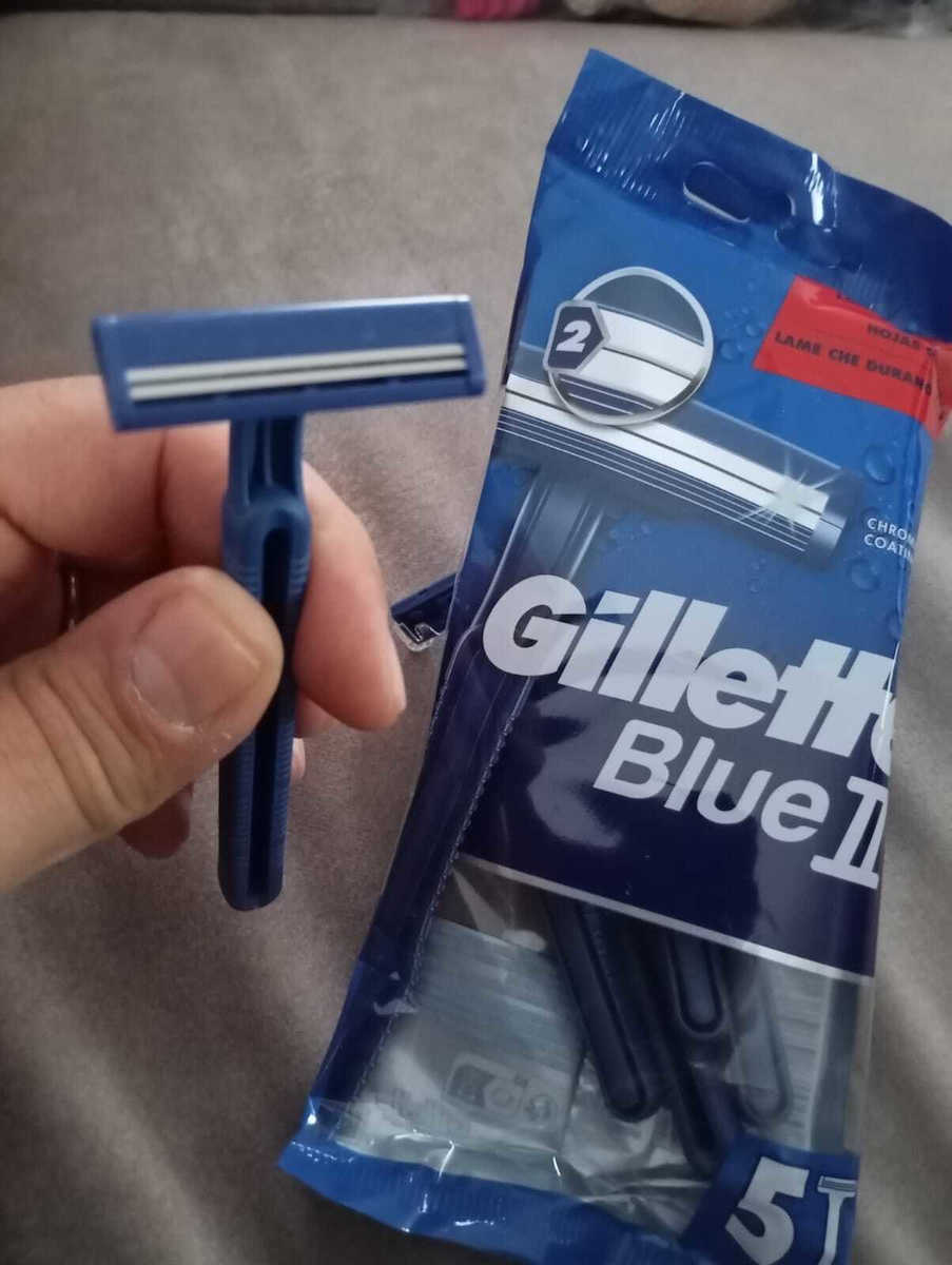 Gillette Blue II mit 5Stück