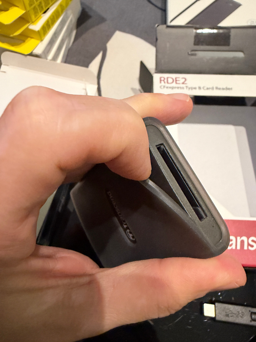 Transcend RDE2 Card Reader USB 3.2 for CFexpress Gray