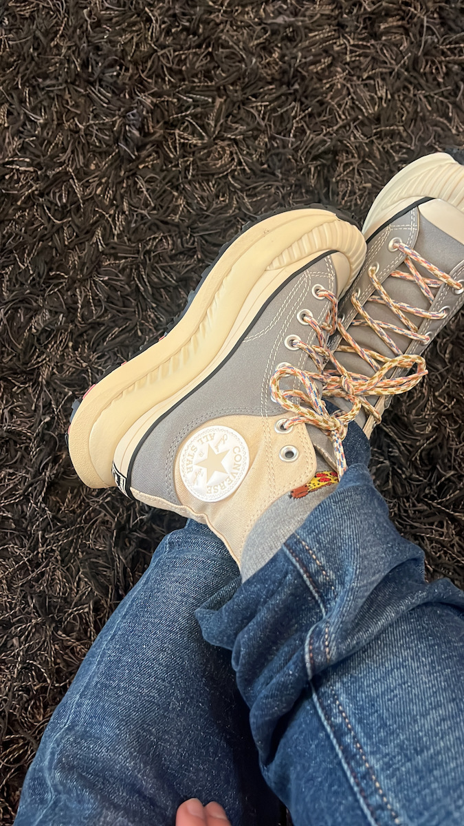 Chuck 70 At-cx Γυναικεία Flatforms Μποτάκια Γκρι