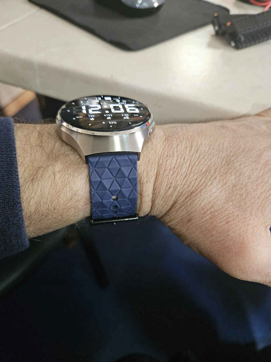 Kalebol Λουράκι Σιλικόνης Navy Μπλε (Huawei Watch 4 / Watch 4 Pro)