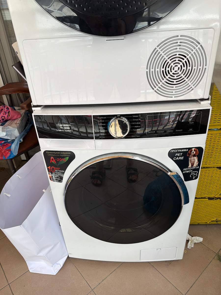 Morris Buddy Series Waschmaschine 12kg mit Dampftechnologie 1400 Umdrehungen WIW-11214BA2