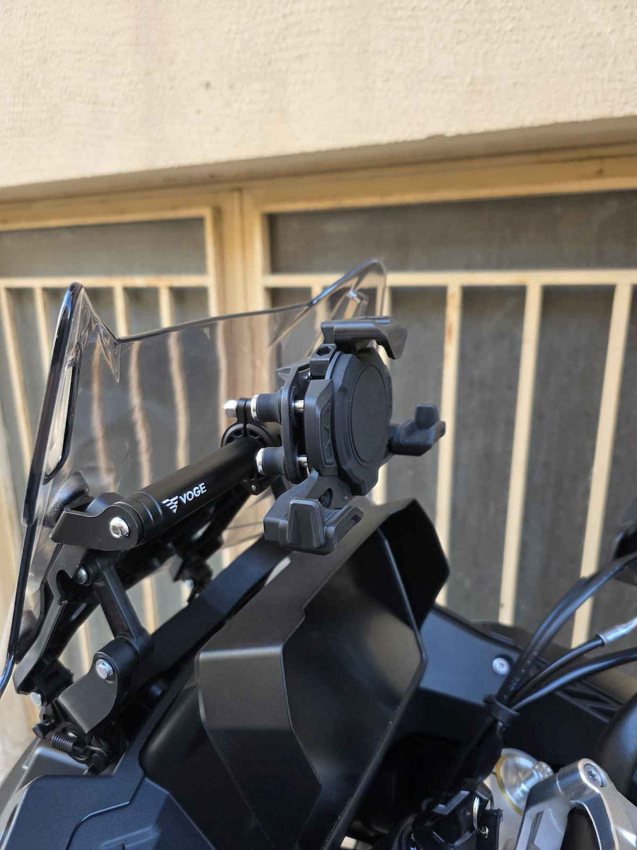 Loboo Motorcycle Phone Mount with Clip for Steering Wheel