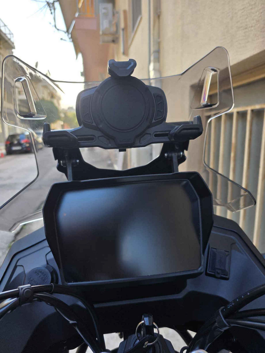 Loboo Motorcycle Phone Mount with Clip for Steering Wheel