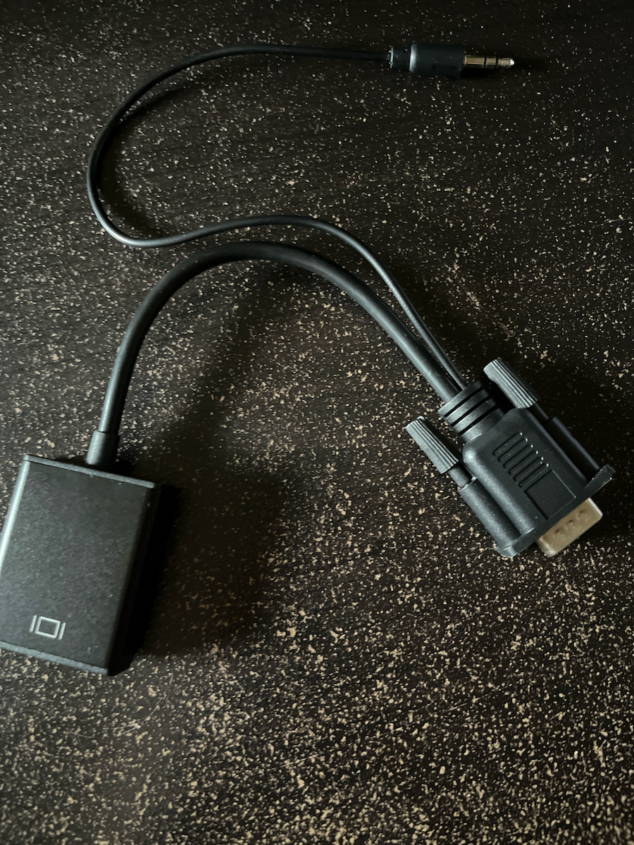 Muzik Μετατροπέας 3.5mm / VGA male σε HDMI female 1τμχ VD-242