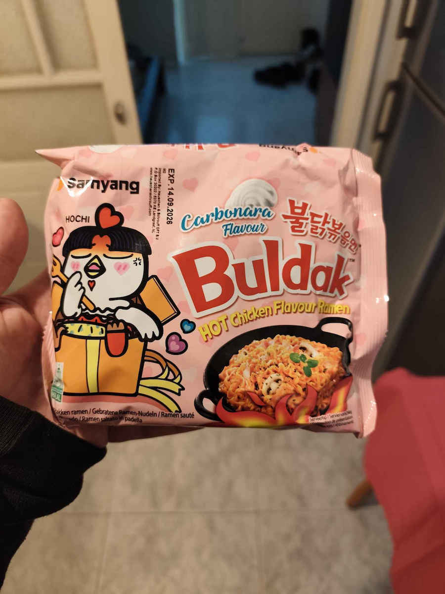 Samyang Buldak Carbonara Hot Chicken Flavor Ramen 130g