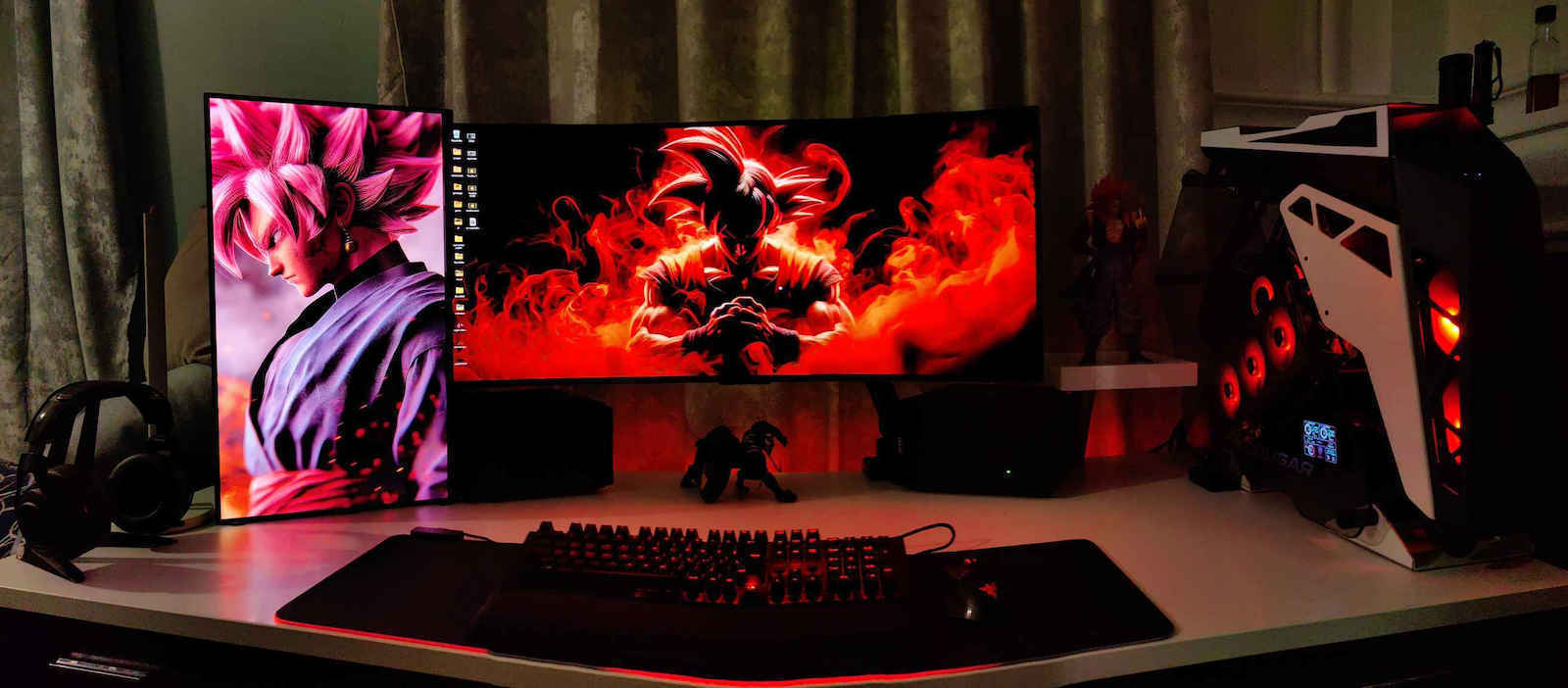 LG 39GS95QE-B Ultrawide OLED HDR Curved Gaming Monitor 39" QHD 3440x1440 240Hz με Χρόνο Απόκρισης 0.03ms GTG