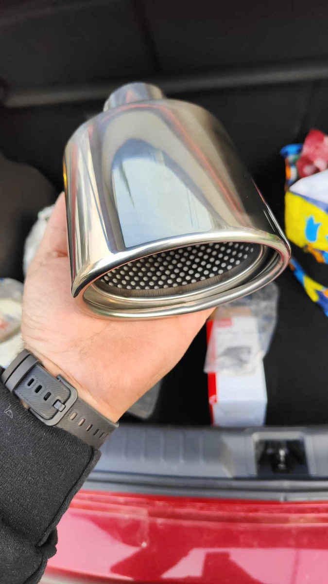 AMiO Exhaust Muffler Universal 30-50 mm