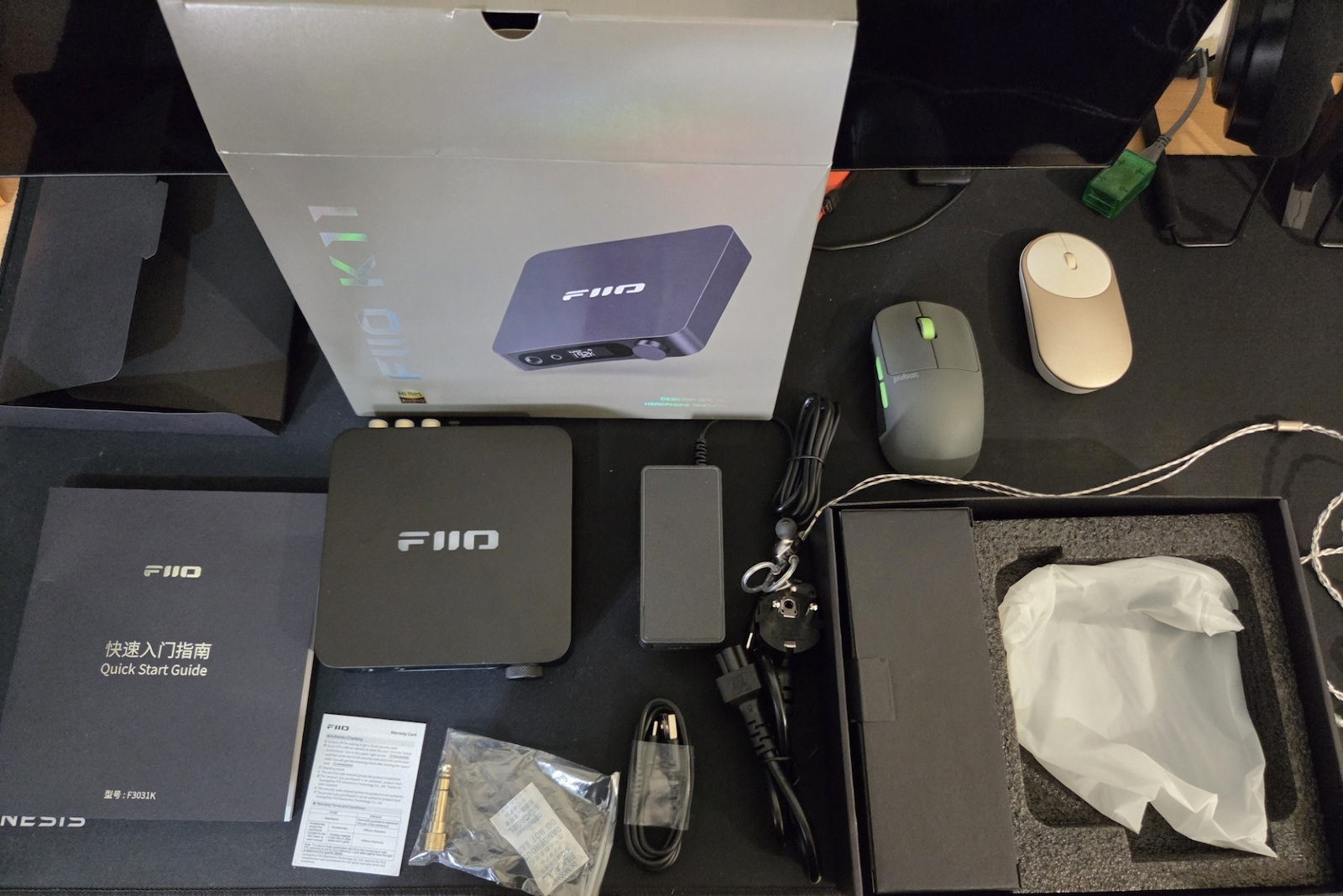 Fiio K11 K11 BLK Настолен Цифров Усилвател за Слушалки с DAC USB и Джак 6.3 мм