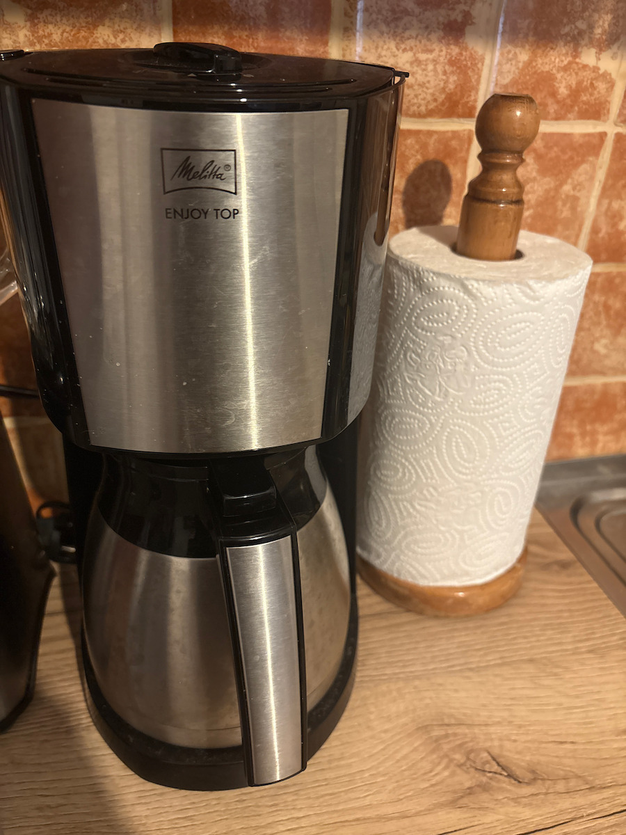 Melitta Enjoy Top Therm Inox Filter Coffee Machine 1000W Black