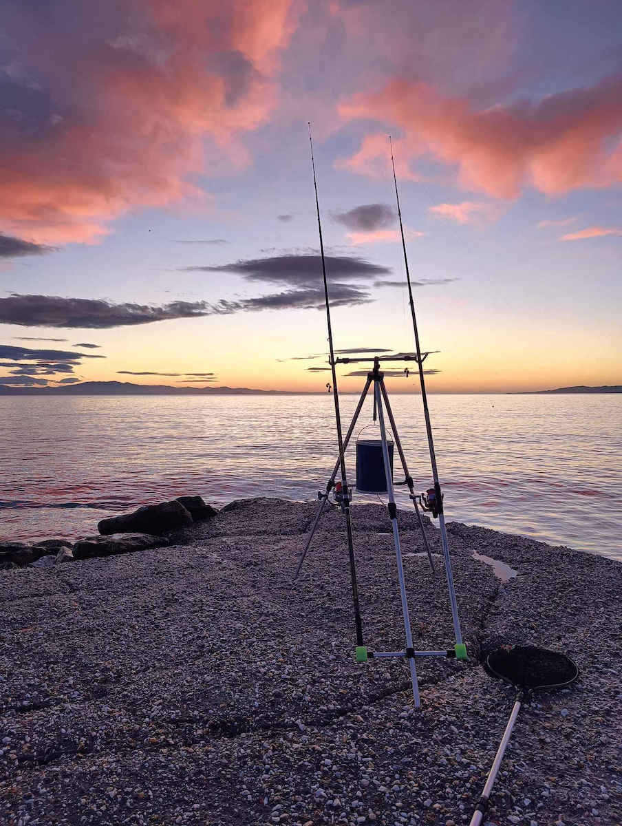 Oceanic Powersurf Tripodmaster II Tripod for Fishing Rods Metallic 180cm