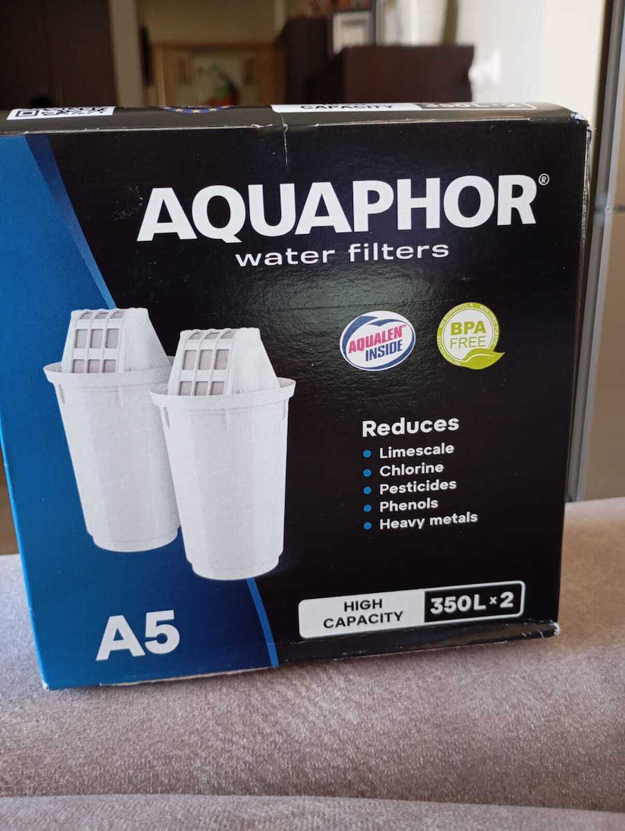 Aquaphor Ανταλλακτικό Φίλτρο Νερού για Κανάτα από Ενεργό Άνθρακα A5 4τμχ