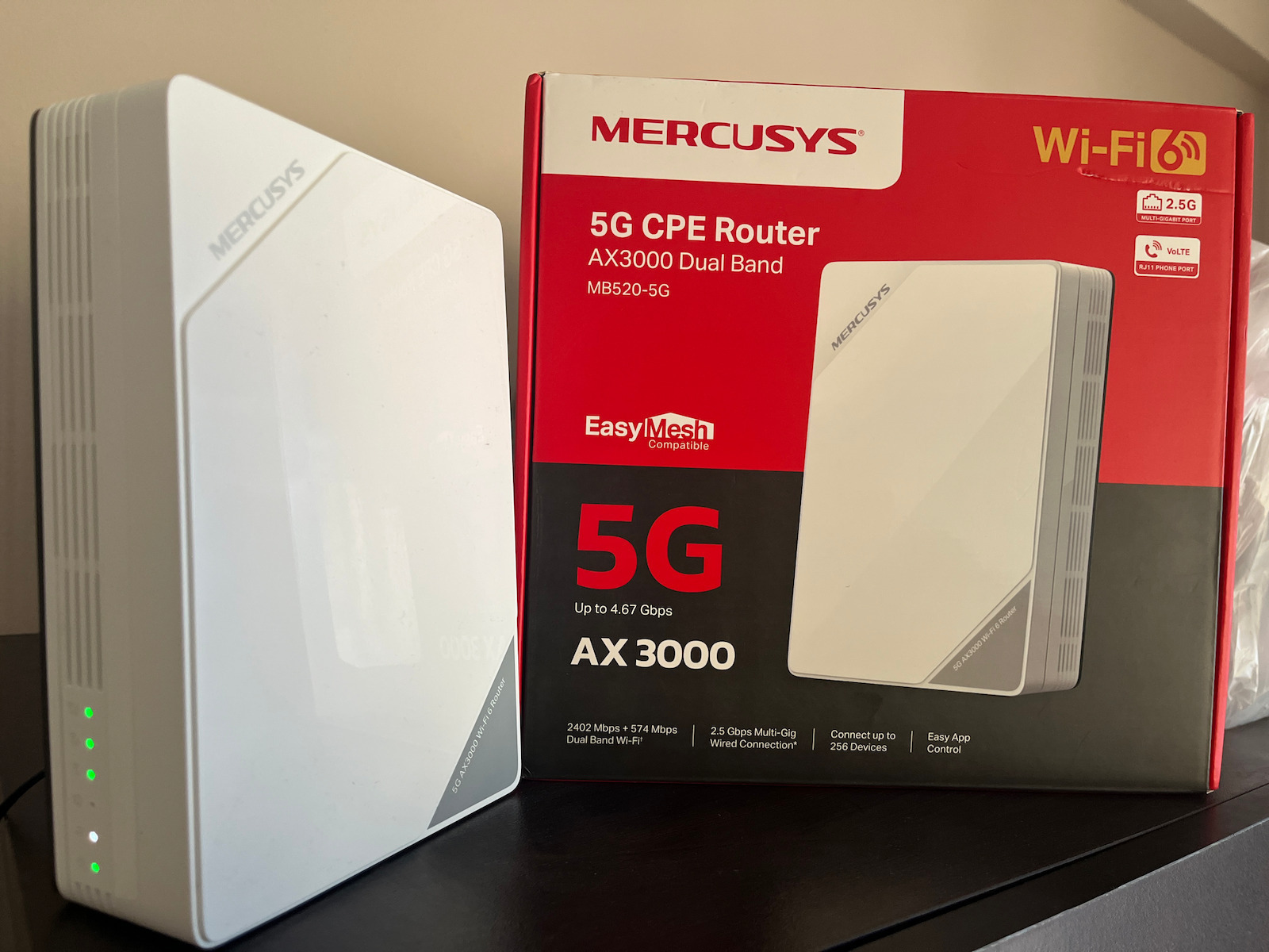 Mercusys MB520-5G Ασύρματο 5G Router Wi‑Fi 6