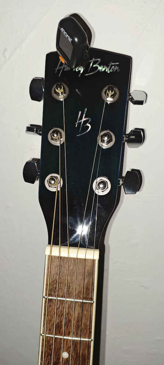Harley Benton Semi-Acoustic Guitar D-120CE Cutaway Natural NT Bundle