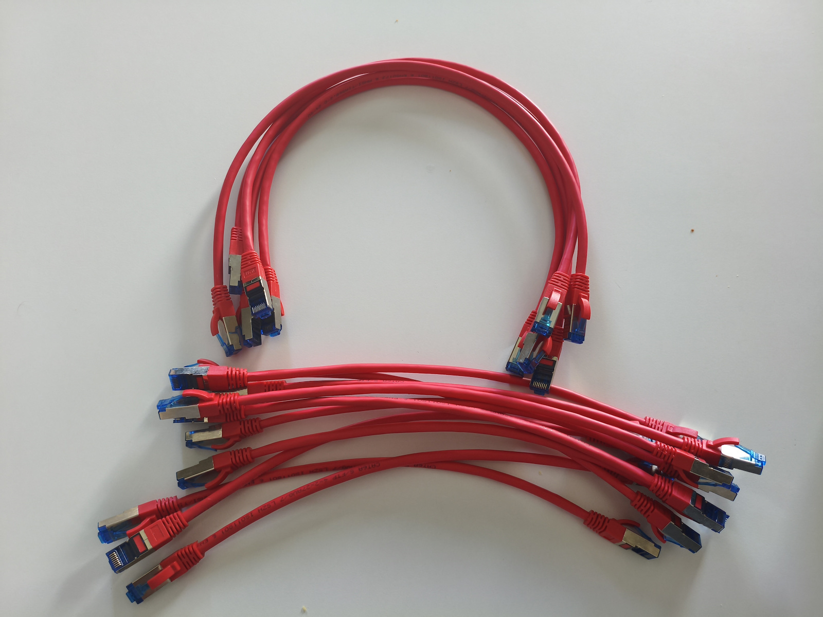 Value S/FTP Cat.6a (Gigabit) Καλώδιο Δικτύου Ethernet 0.5m Κόκκινο