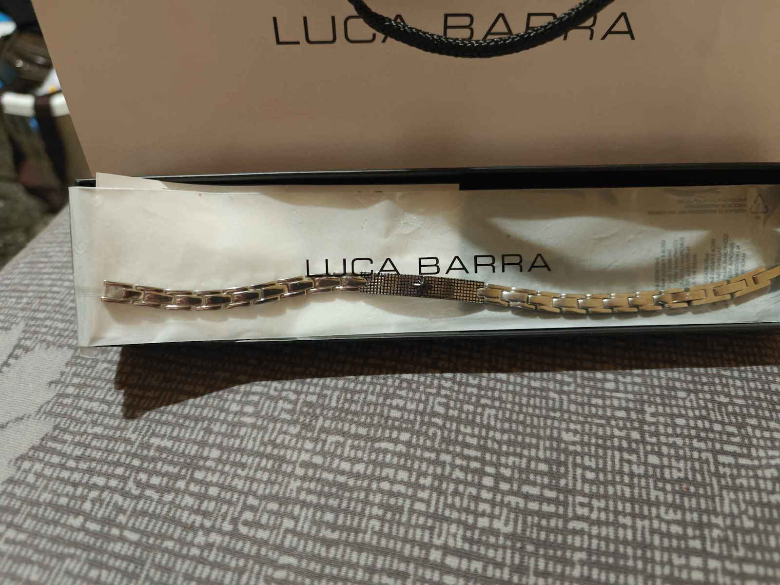 Luca Barra Ανδρικό Βραχιόλι από Ατσάλι