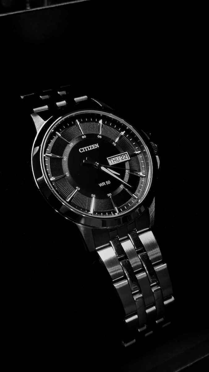 Citizen Ανδρικό Ρολόι 41mm Μπαταρίας με Ασημί Μεταλλικό Μπρασελέ