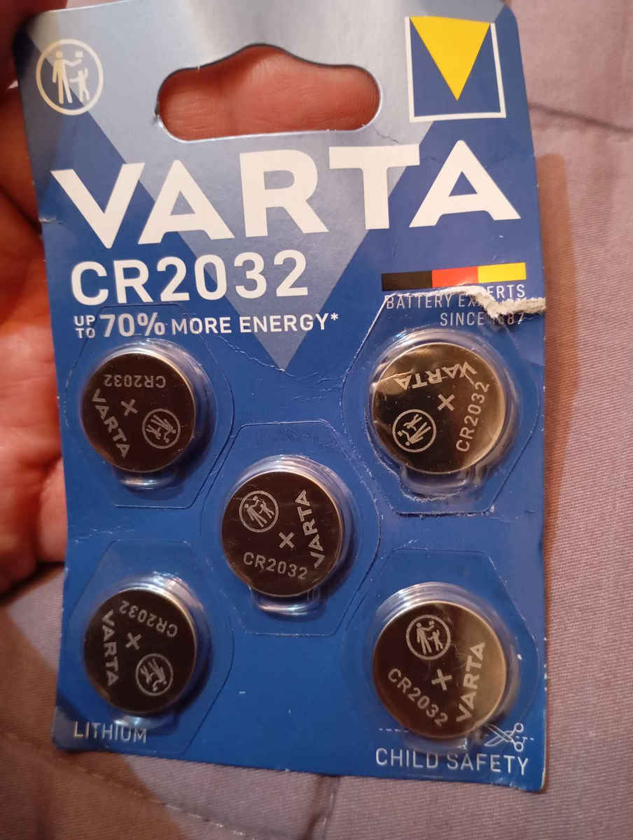 Varta Батерии Литий За часовници CR2032 3V 5бр