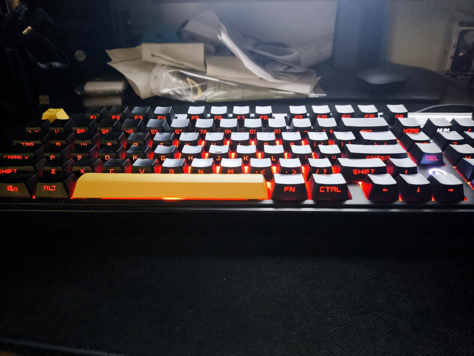 Ajazz AK980 Wireless Gaming Mechanical Keyboard with Merrard switches and RGB lighting (English US) Gray