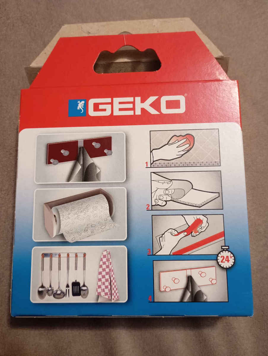 Geko Λευκή Αυτοκόλλητη Αντιολισθητική Ταινία Λευκή 5mx25mm