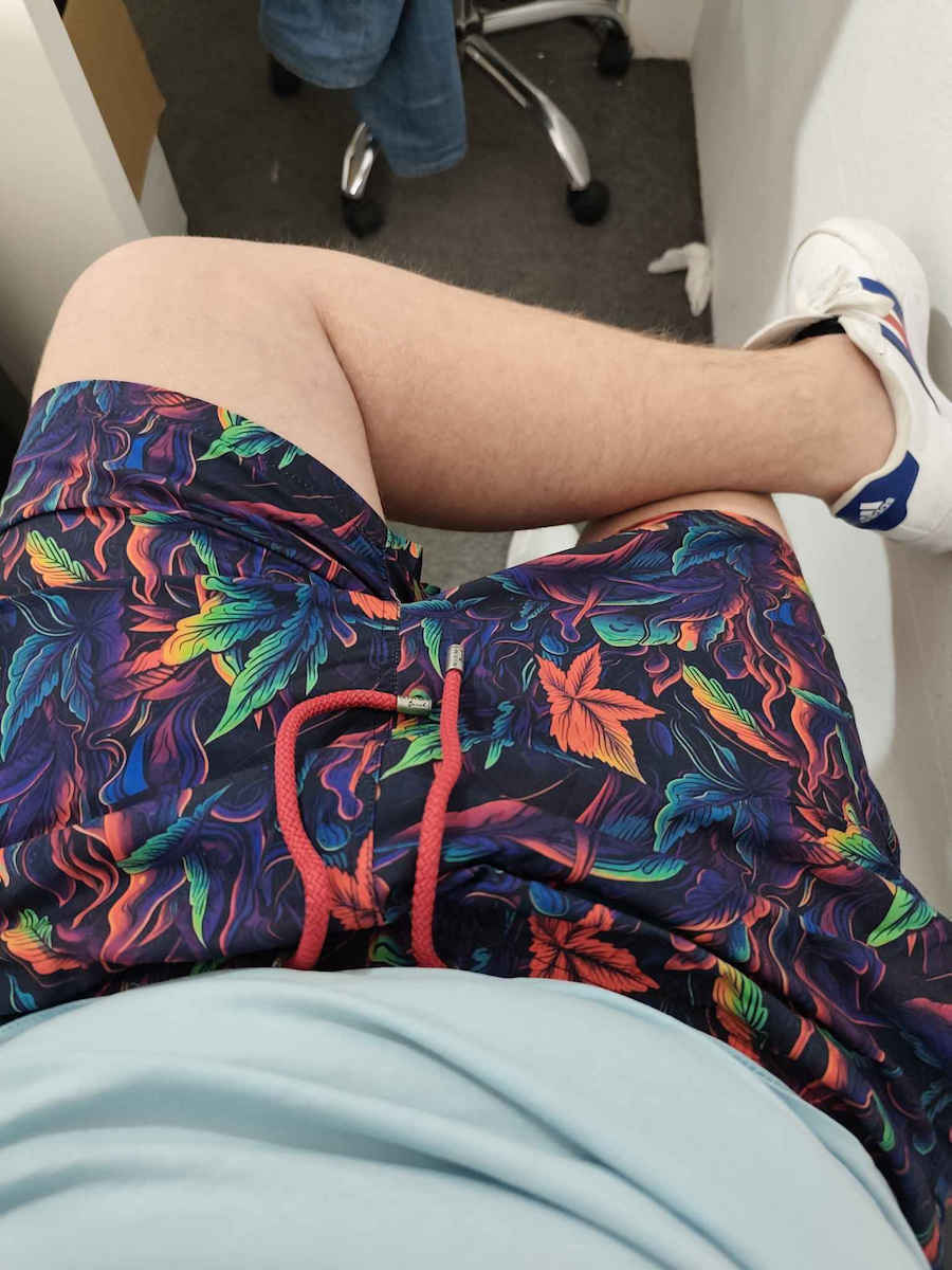 Costum de Baie Bărbați Pantaloni Scurți Multicolor