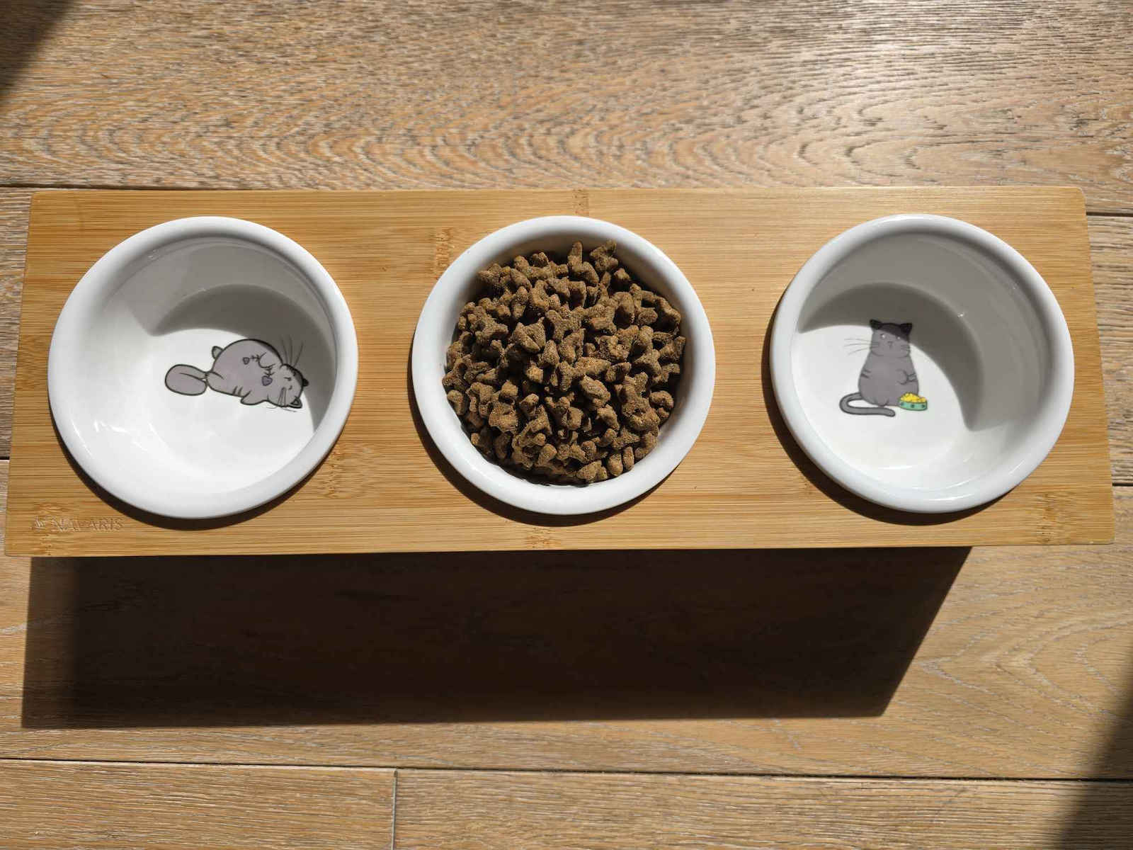 Navaris Bol Ceramic pentru Mâncare & Apă pentru Câine & Pisică 3 x 130ml 10cm 3buc
