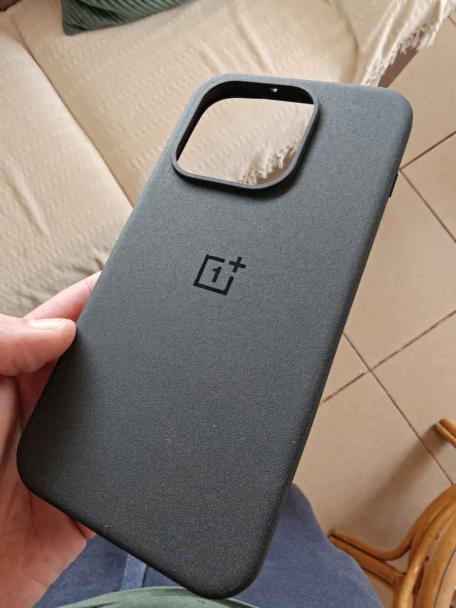 OnePlus Sandstone Magnetic Cover Back Cover Silicon / Plastic Negru (OnePlus 15 5G)