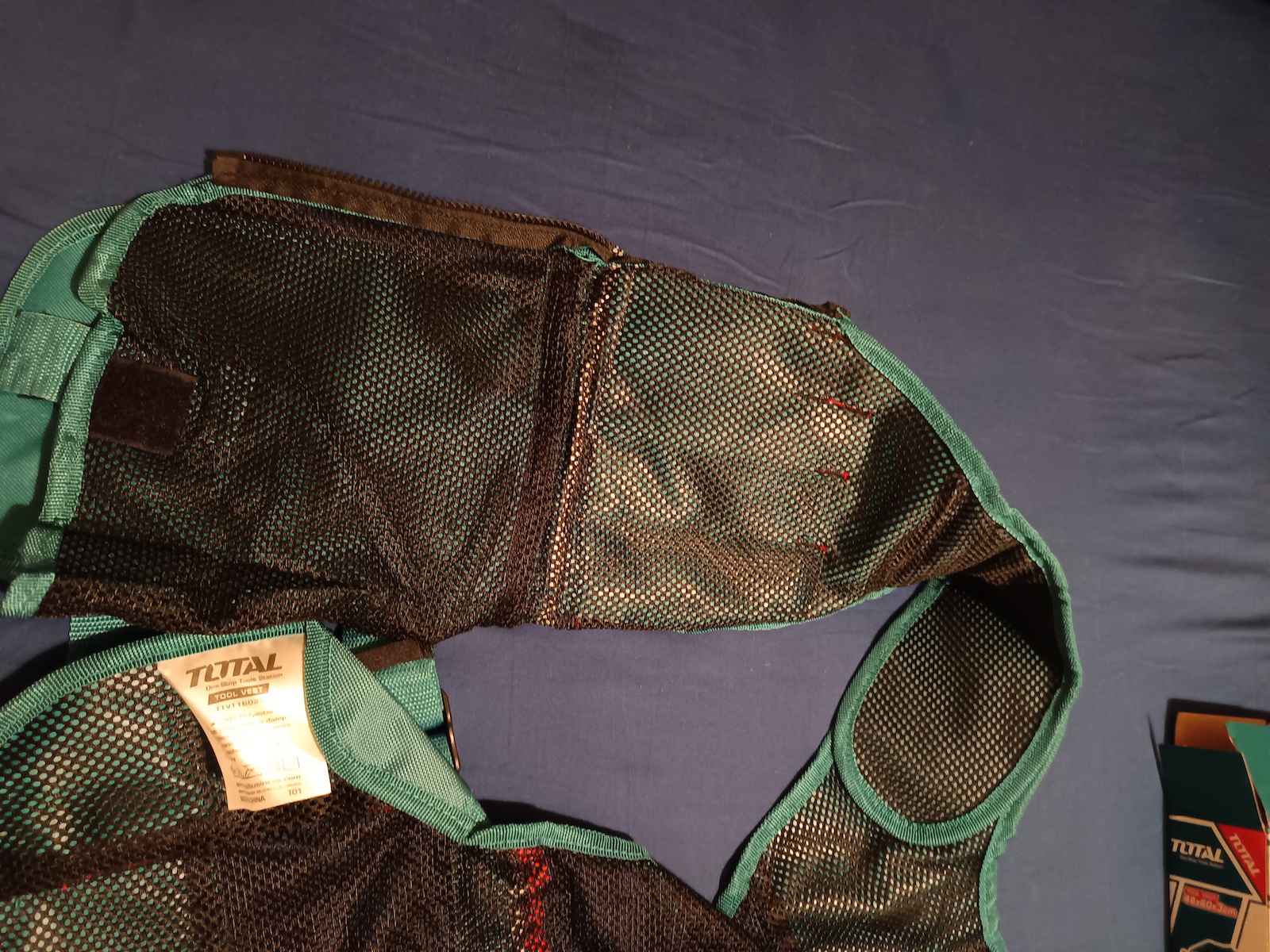 Work Vest 17 Pockets Adjustable 48x60cm Total Ttvt16025
