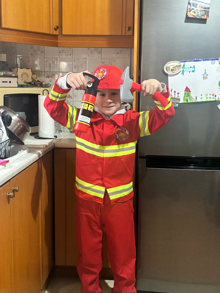 Costum de Carnaval pentru Copii Pompier