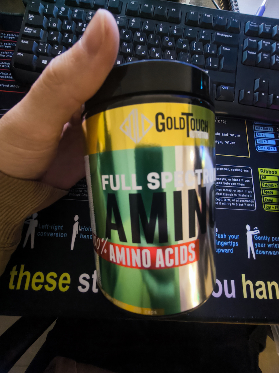 GoldTouch Nutrition Full Spectrum Amino 300 Capsules Full Spectrum