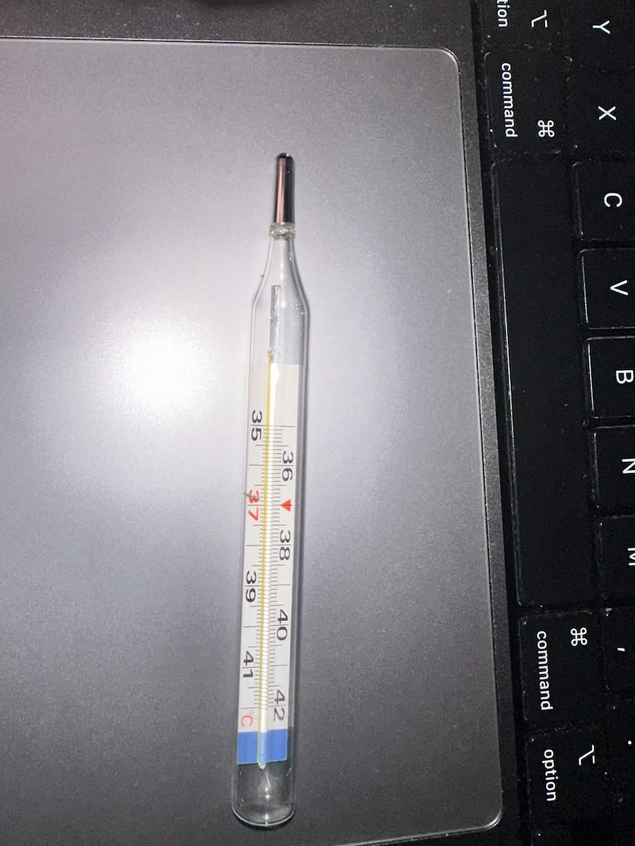 Karabinis Medical Baby Gallium Armpit Thermometer Silver 82724