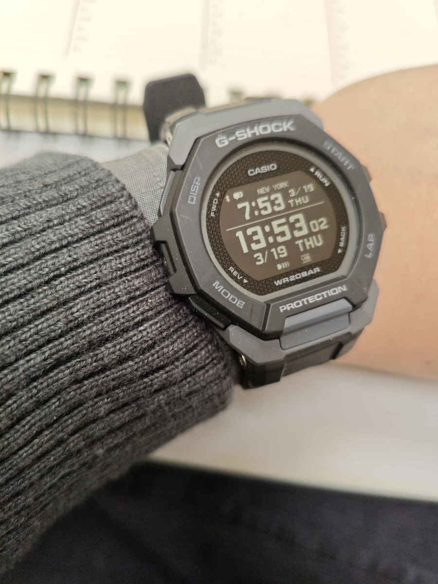Casio G-Shock GBD-300-1 49mm Smartwatch (Μαύρο)