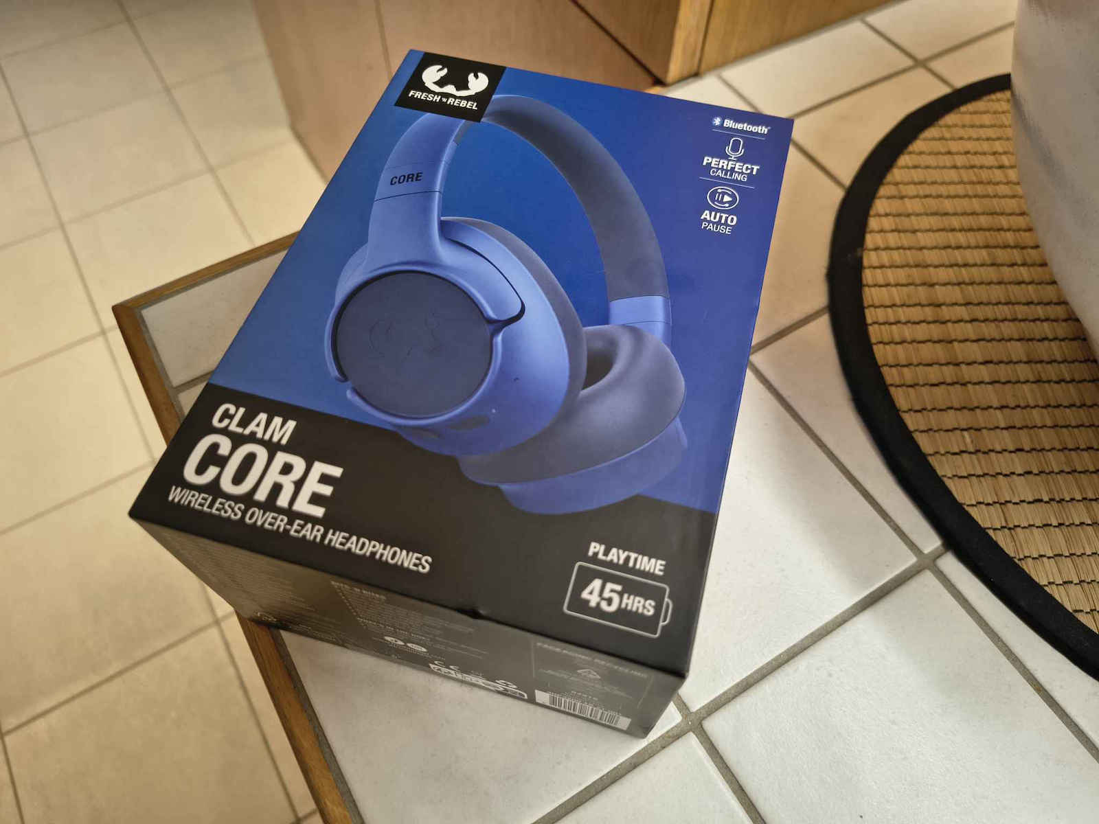 Fresh 'n Rebel Clam Core Ασύρματα / Ενσύρματα Over Ear Ακουστικά Μπλε