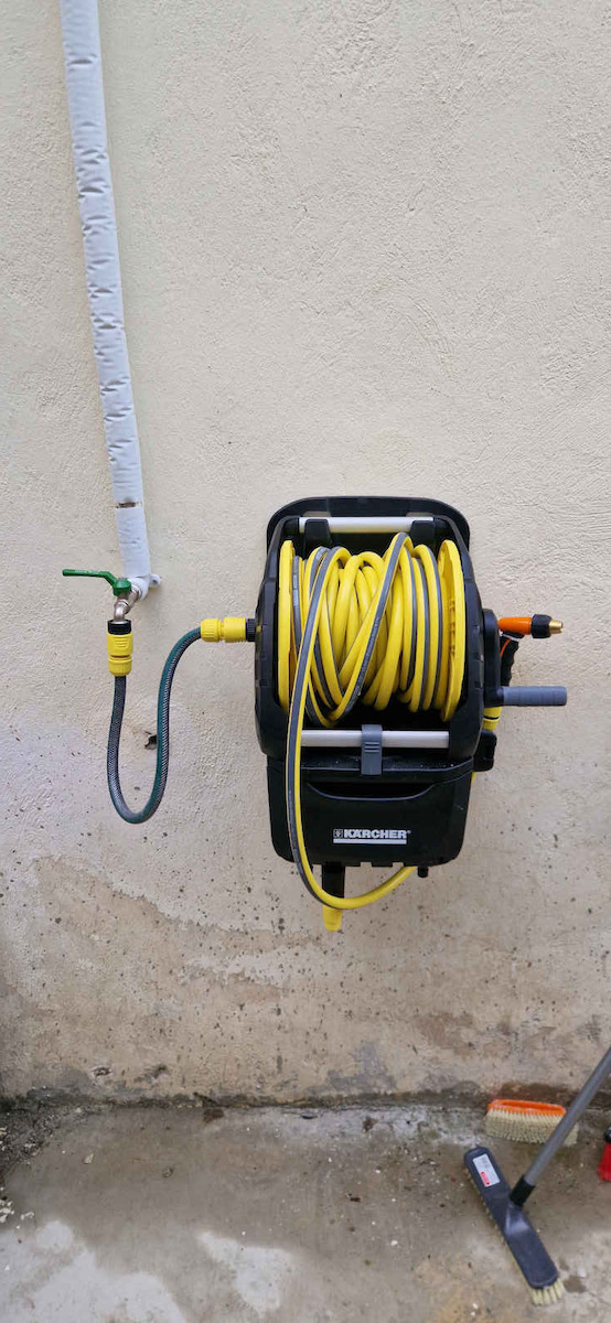 Karcher HR 7.315 Wall Mounted Garden Hose Box with 15m Hose with Rewind Handle