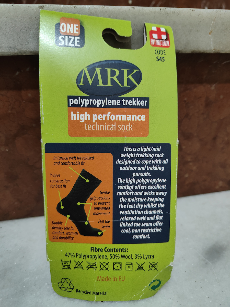 MRK Long Isothermal Hunting Socks in Black color