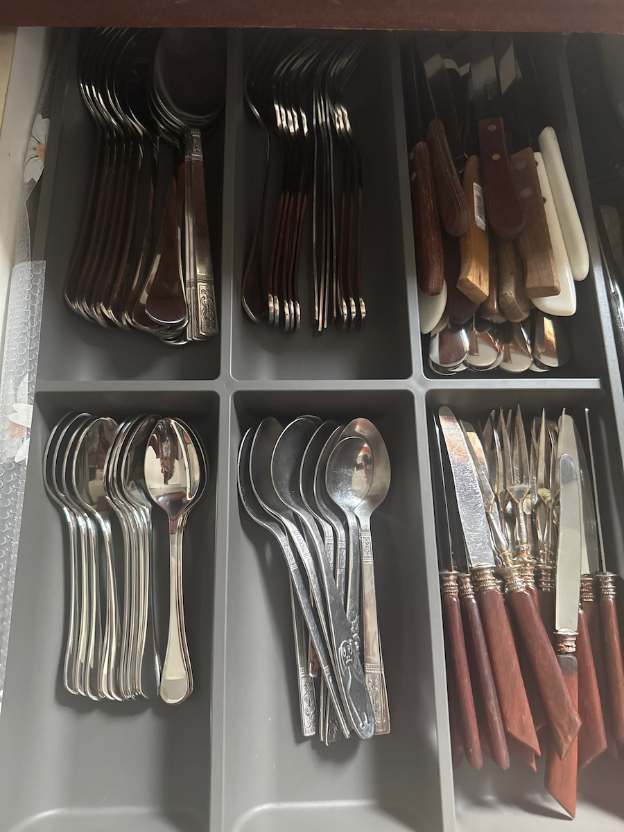 Blum Drawer Cutlery Tray Ambia Line Wooden 30x47x5cm Black