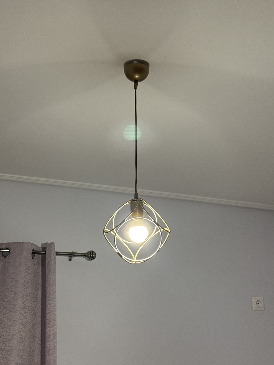 Megapap Lusita Lustră Auriu cu Dulie E27 35cm.