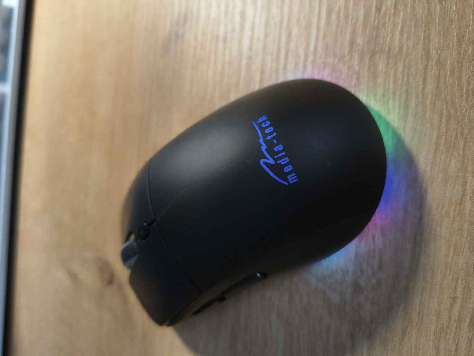 Media-Tech MT1124 Ασύρματο & Ενσύρματο Εργονομικό Bluetooth Vertical Ποντίκι Μαύρο
