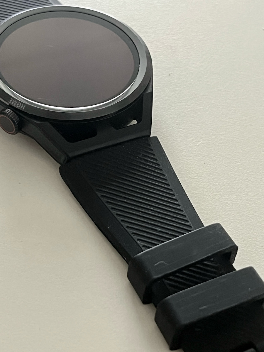 Dott Armband Silikon Schwarz (Huawei Watch GT/GT Pro 2/3/4/5 / Ultimate 46mm)