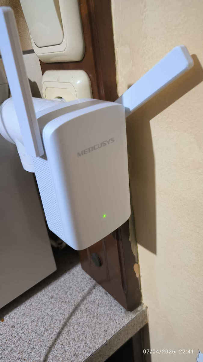 Mercusys ME60X v1 WiFi Extender Dual Band (2.4 & 5GHz) 1500Mbps