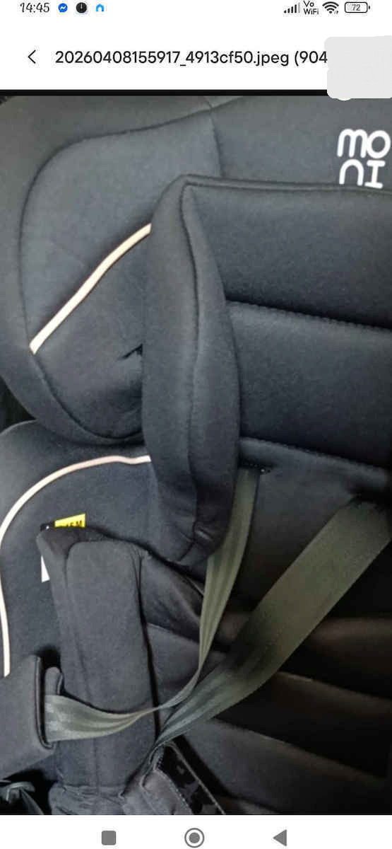 Moni Flex Baby Car Seat i-Size Black / Green Line 9-36 kg