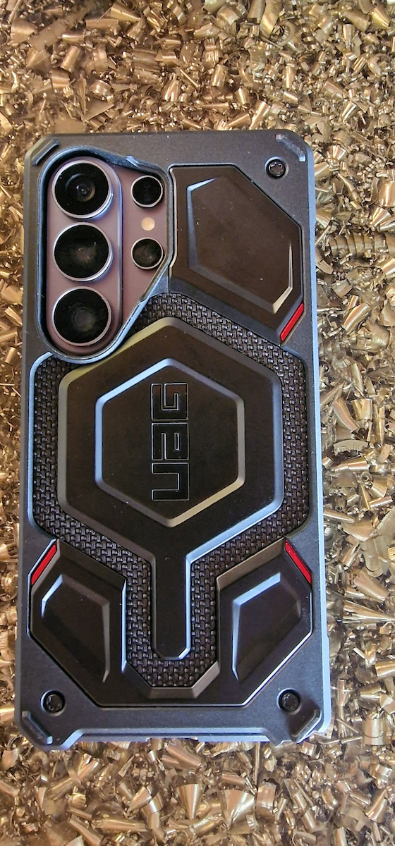UAG Monarch Pro Umschlag Rückseite Aramidfaser Schwarz Galaxy S26 Ultra
