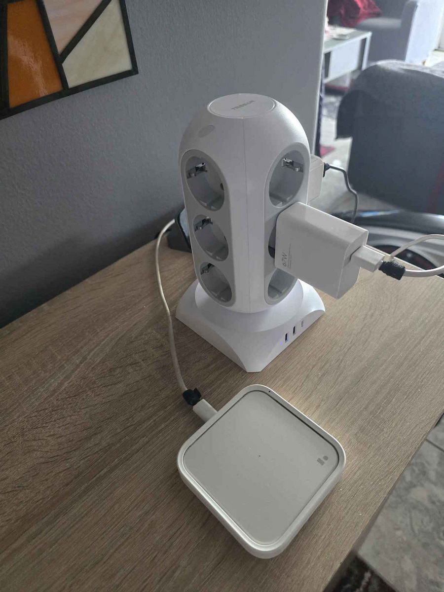 Tessan Πολύπριζο 12 Θέσεων με 2 USB-A, 1 USB-C και Καλώδιο 2m