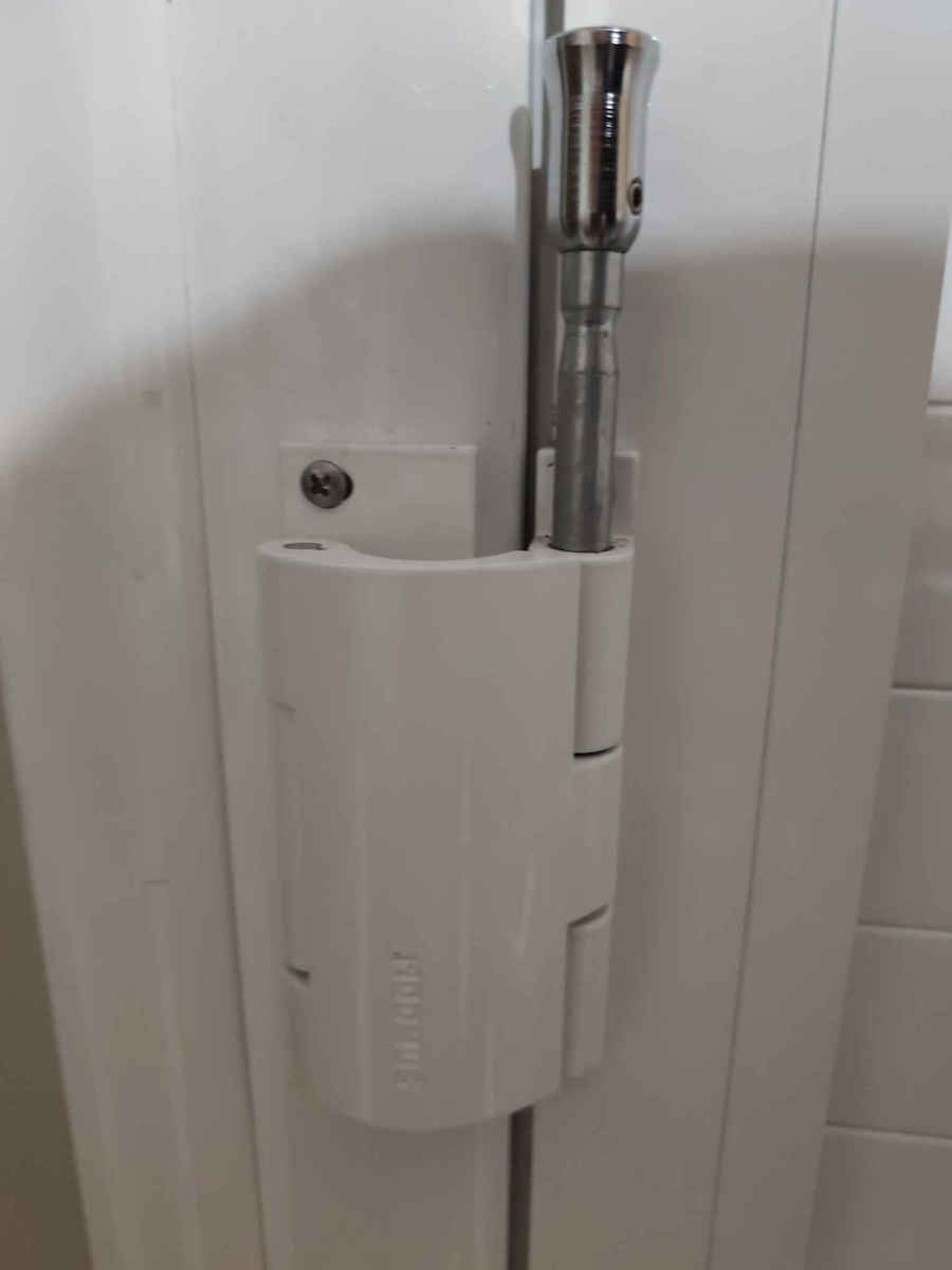 Domus WK+ Lock for Sliding / Hinged Doors White