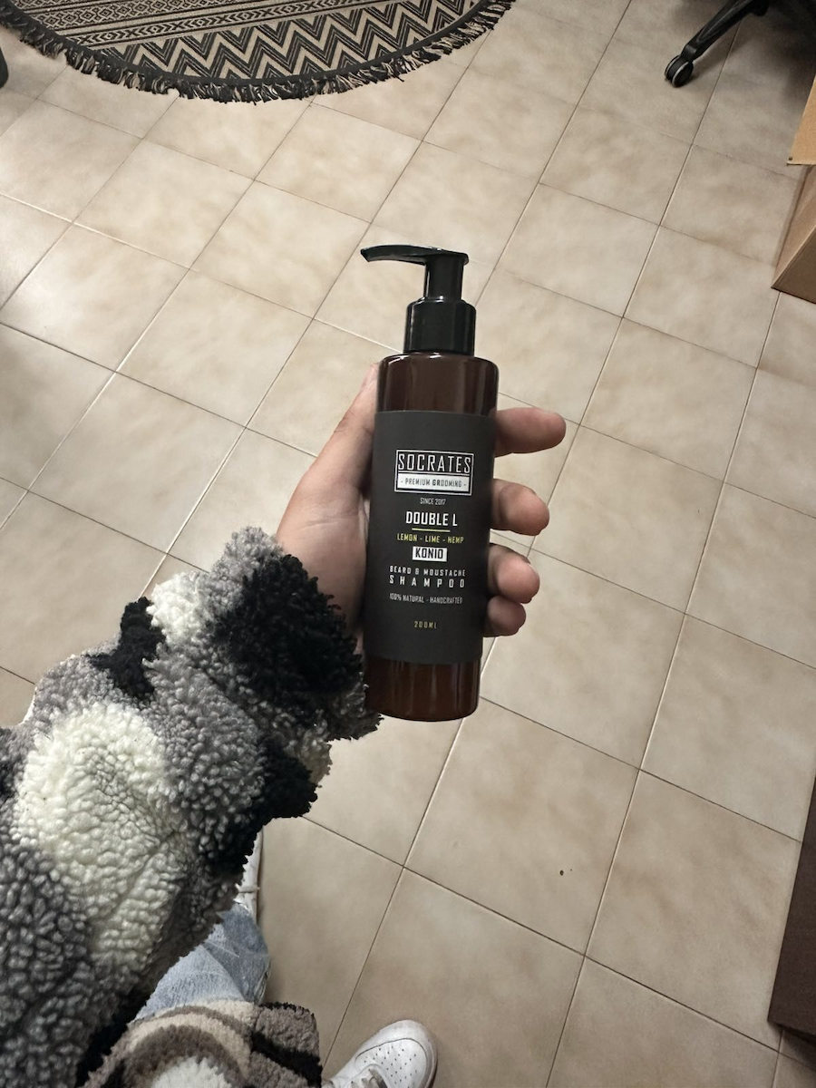 Socrates Premium Grooming Σαπούνι Περιποίησης για Γένια και Μουστάκι Double L Konio 200ml