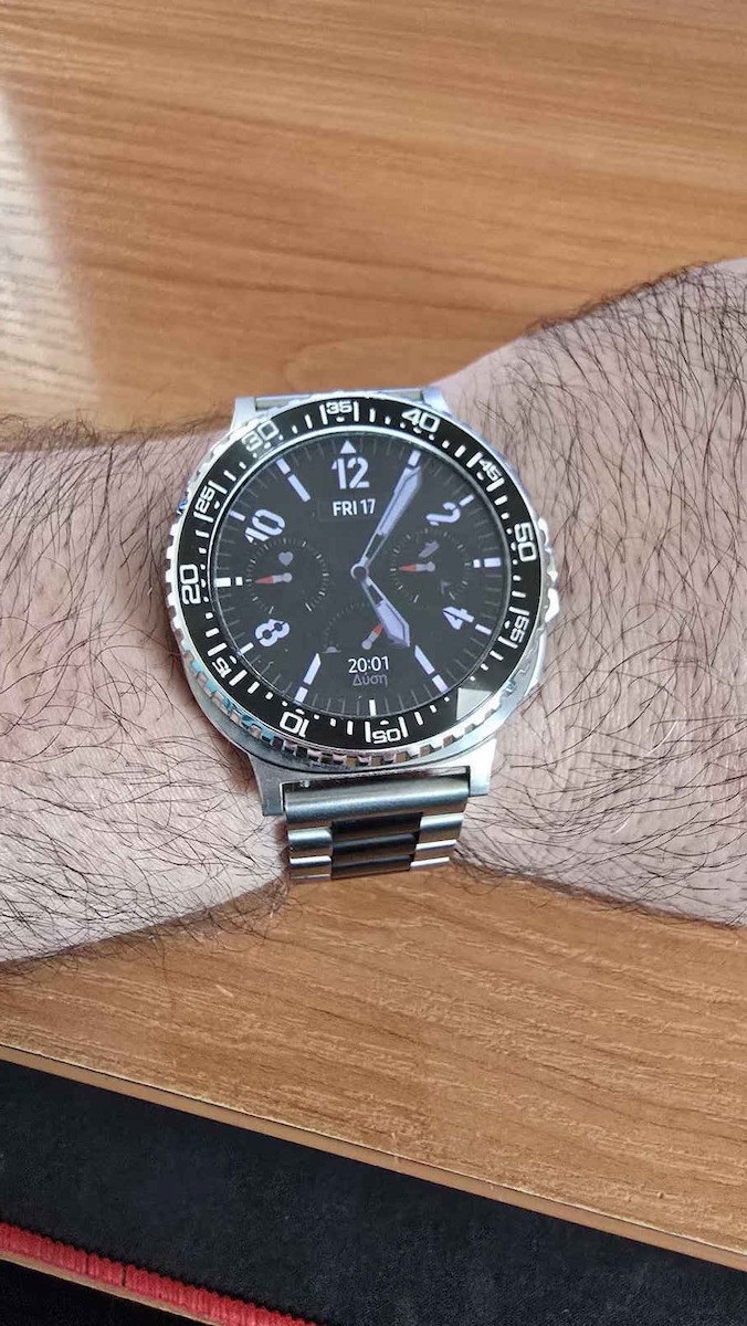 Spigen Tune Pro Diver Bezel Protector in Black color for SAMSUNG GALAXY WATCH 8 CLASSIC (46 MM)